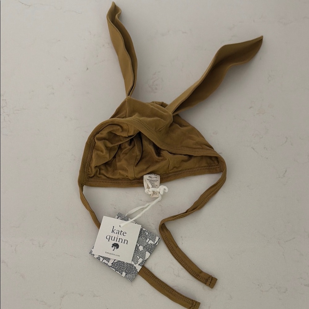 kate quinn Kids Brown Bunny Ear Hat